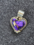 Purple Haze Dahlia Pendant