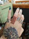 Coral Snakeeye Ring