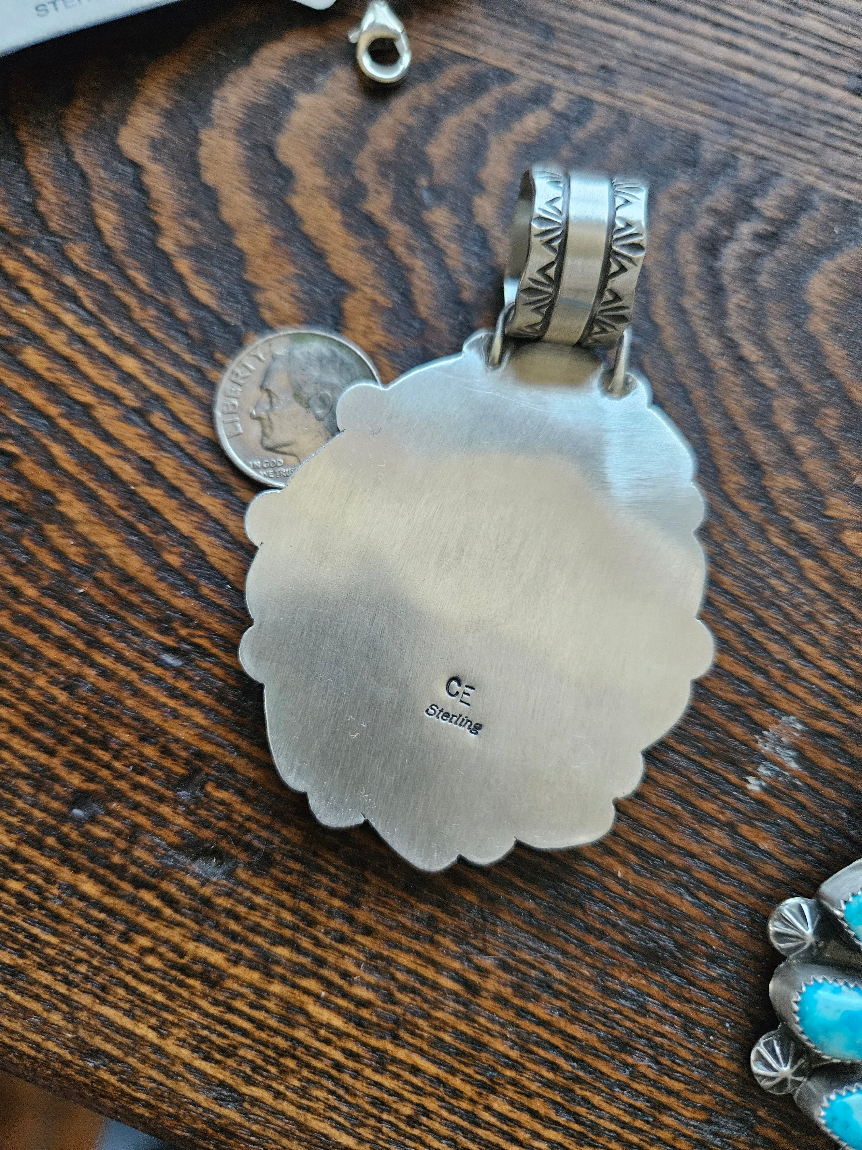 Turquoise Cluster Pendant