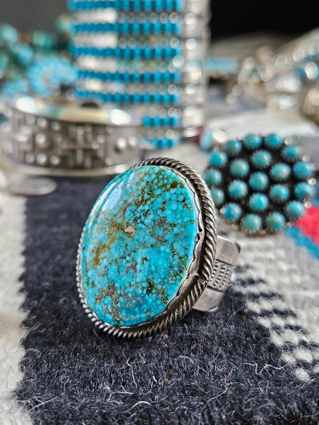 Men's Sonoran Gold Turquoise Ring SALE