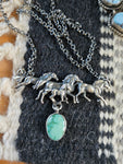 Sonoran Gold Horse Necklace