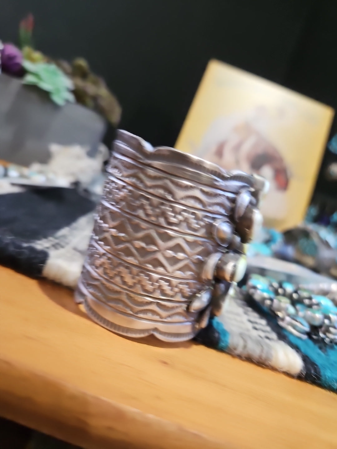 Palomino Turquoise Cluster Statement Cuff SALE