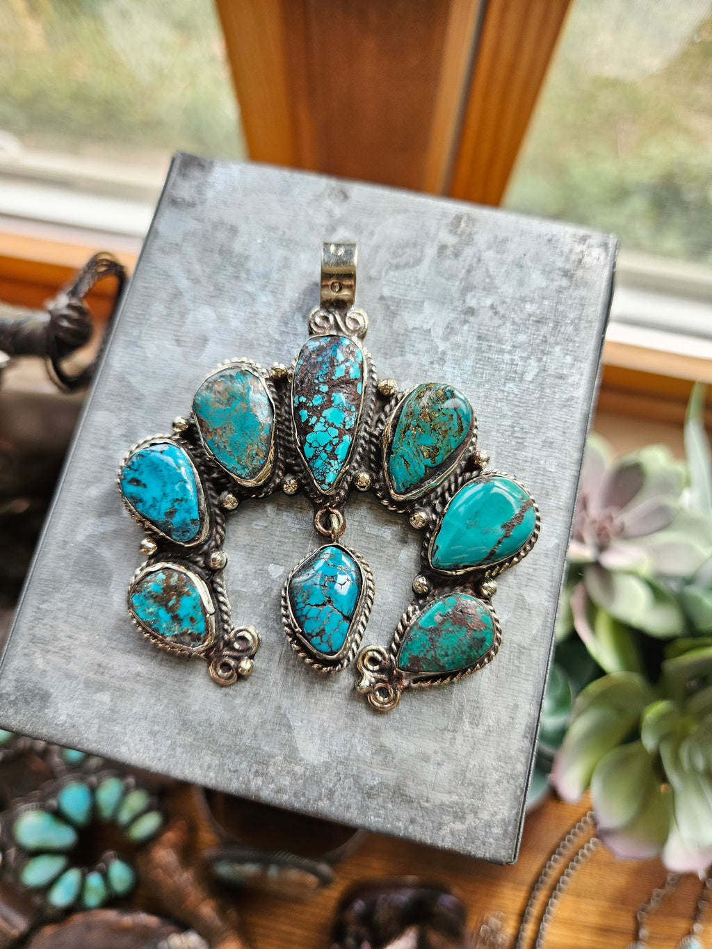 Gorgeous Turquoise Naja Pendant