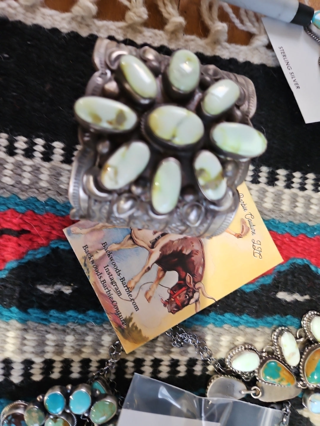 Palomino Turquoise Cluster Statement Cuff SALE