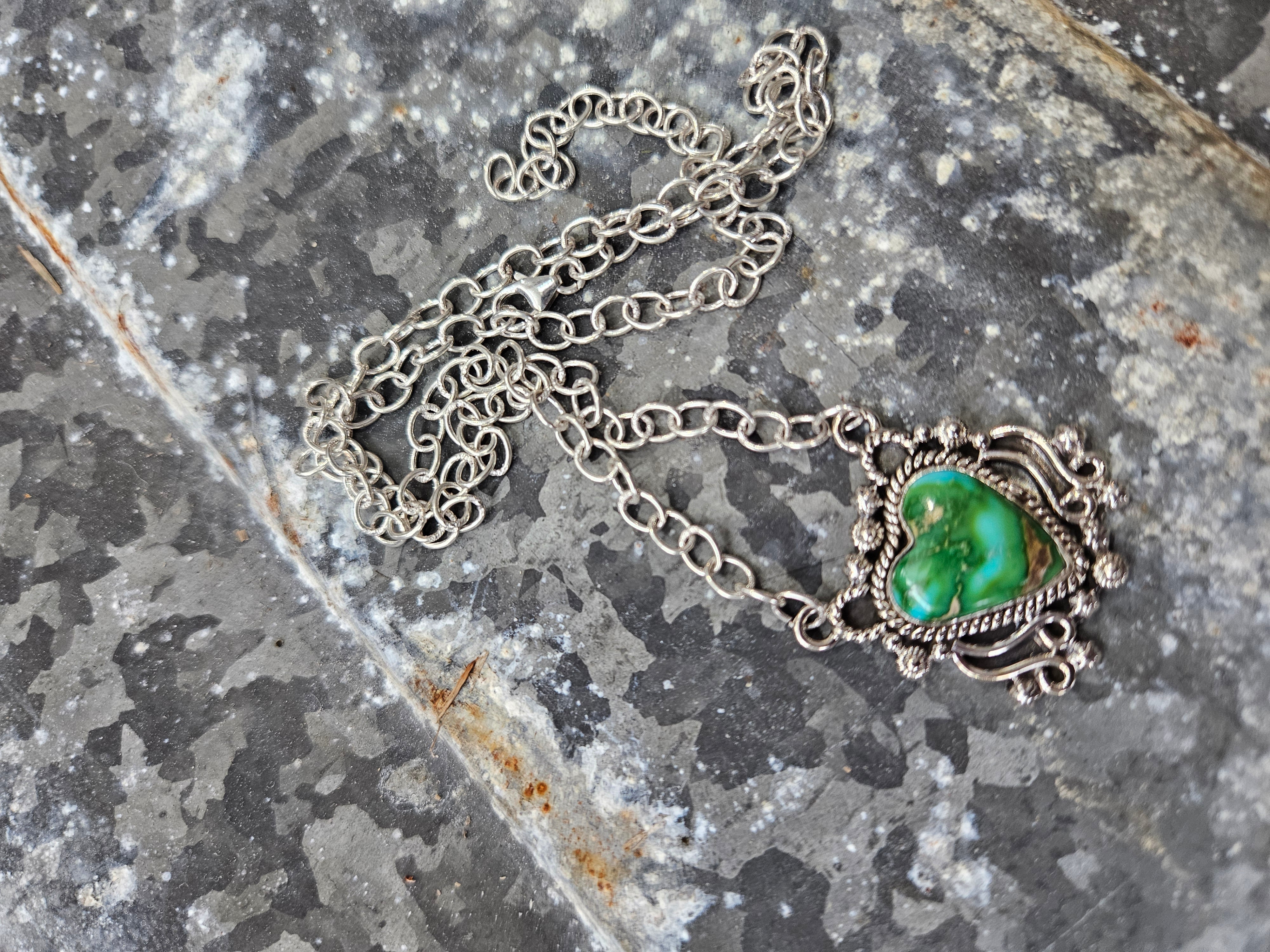 Sonoran Gold Heart Necklace