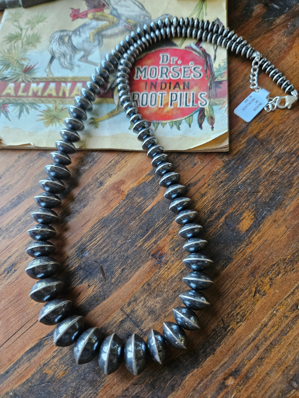 Navajo Pearls 24" Rondelle Disc Beads SALE