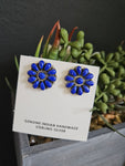 Lapis Cluster Earrings