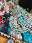 Turquoise V Chevron Sweater Cuff