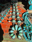 Sonoran Gold Squash Blossom Necklace SALE