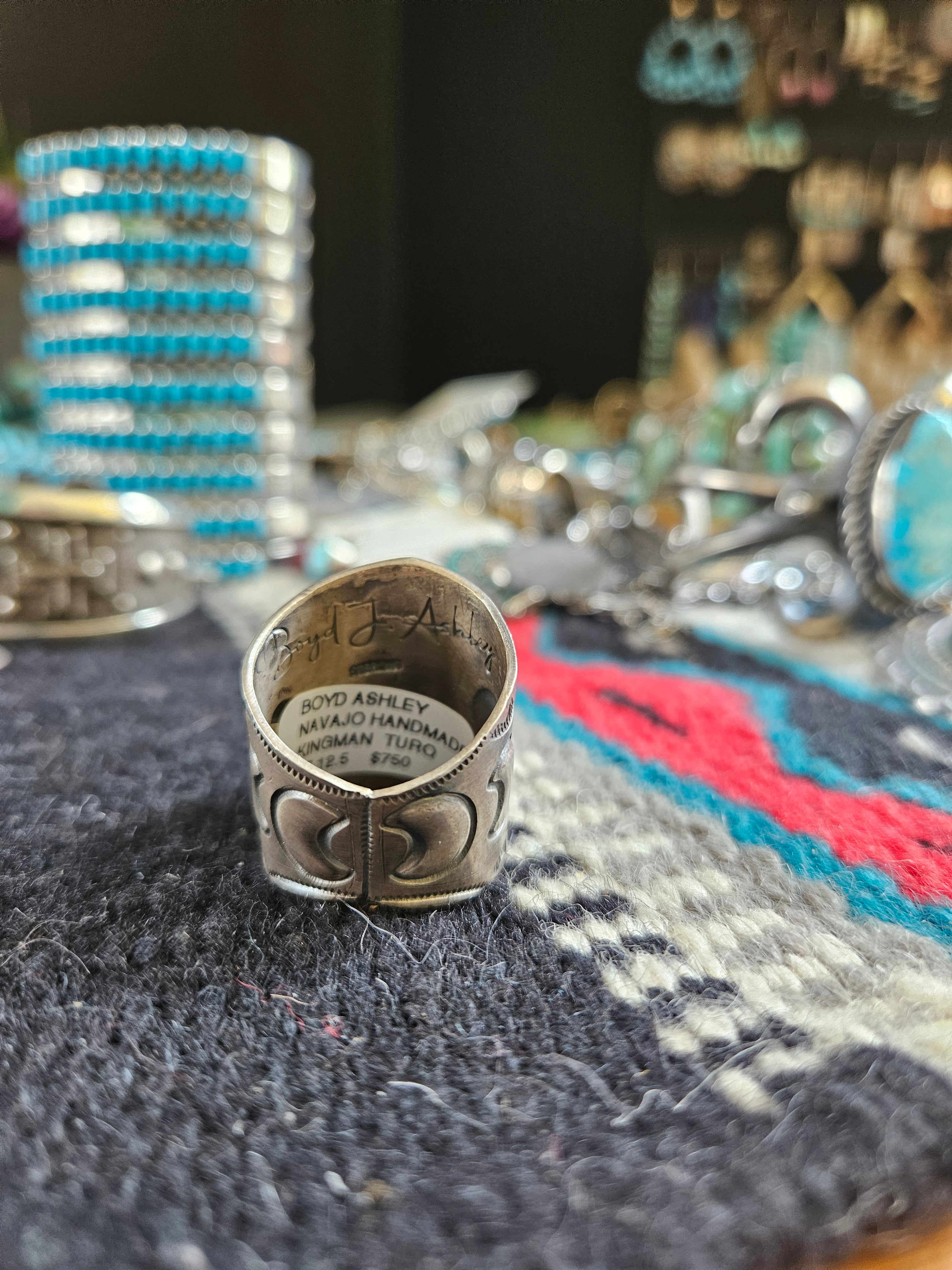 Big Spiderweb Kingman Men's Ring SALE