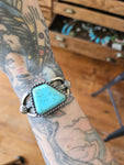 Asymmetrical Turquoise Chimney Butte Cuff