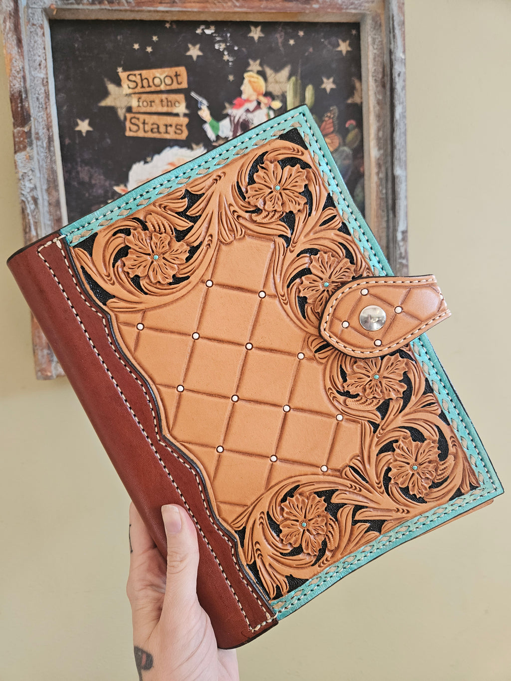 Tooled Leather Bible Cover