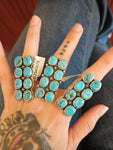 Double Turquoise Totem Ring SALE