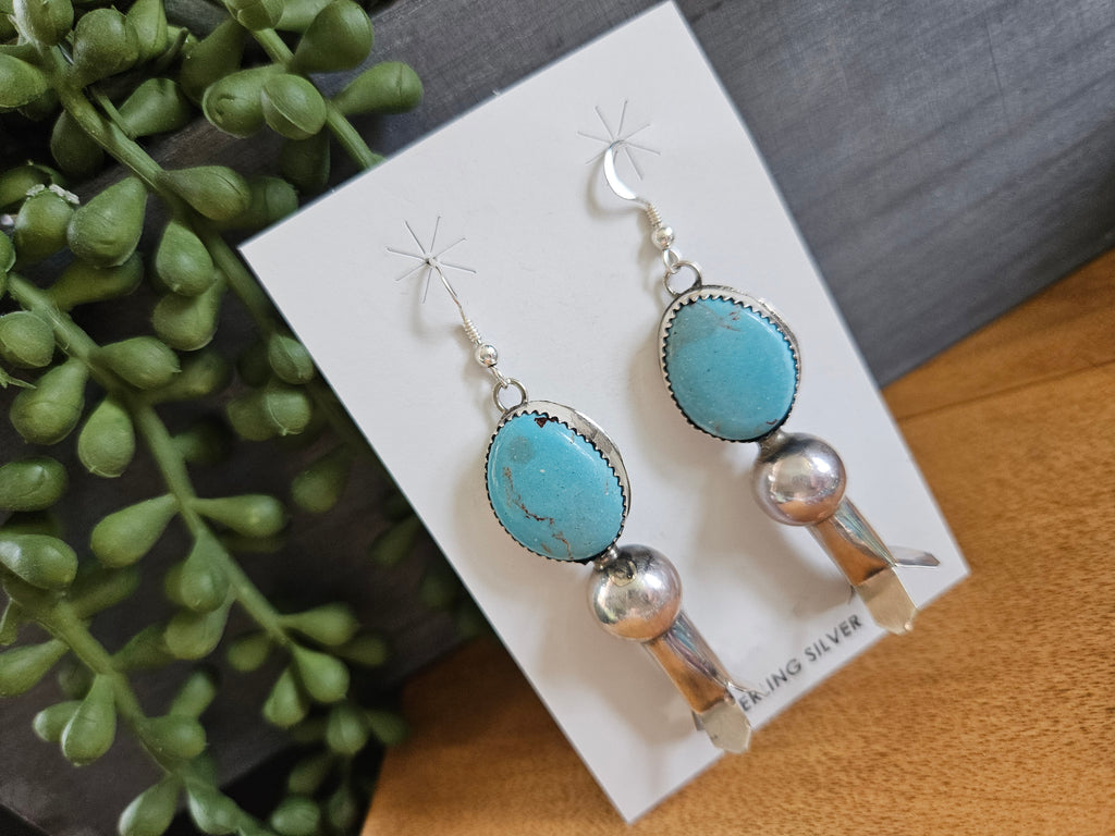 Turquoise Blossom Earrings