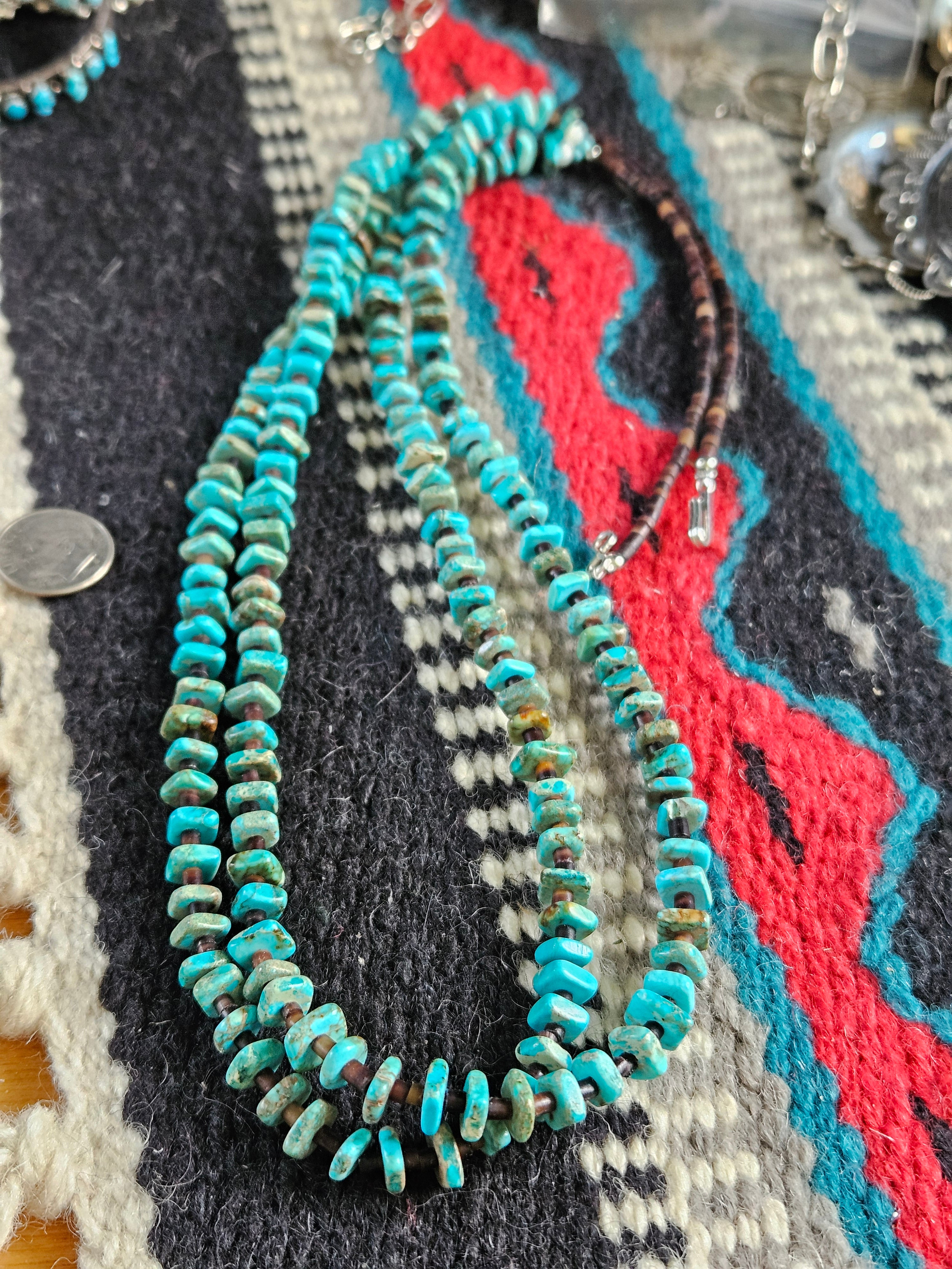 Two strand Double Turquoise Necklace