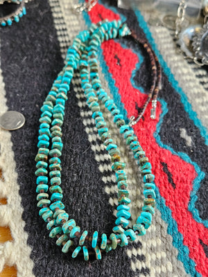 Two strand Double Turquoise Necklace