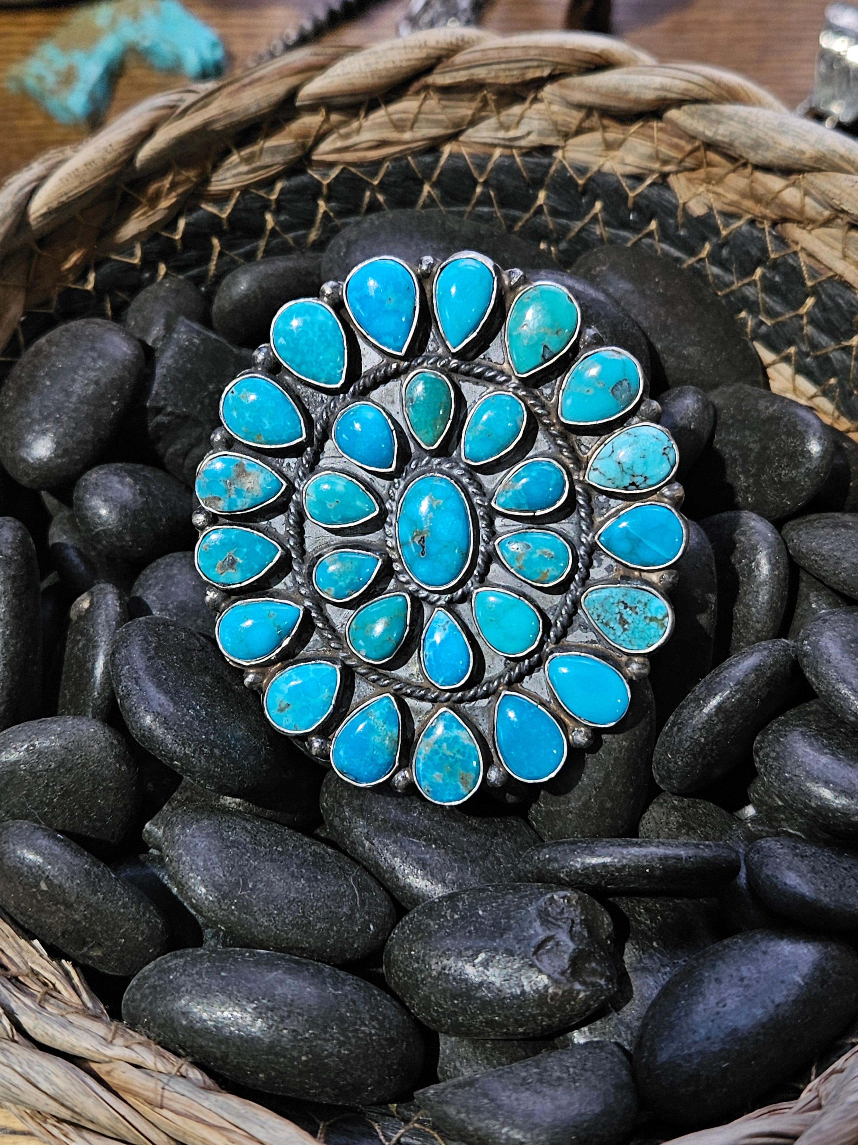 BIG Anthony Skeets Turquoise Statement Ring