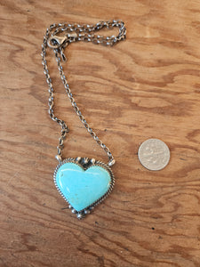 Turquoise Heart Necklace