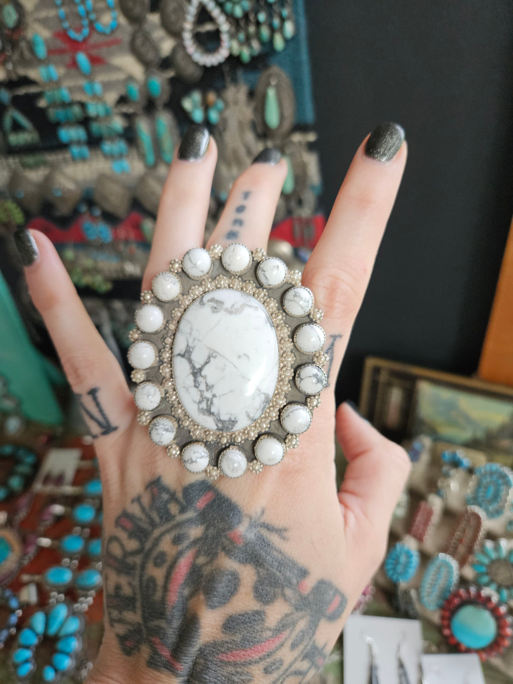 Big Cluster Statement Ring SALE
