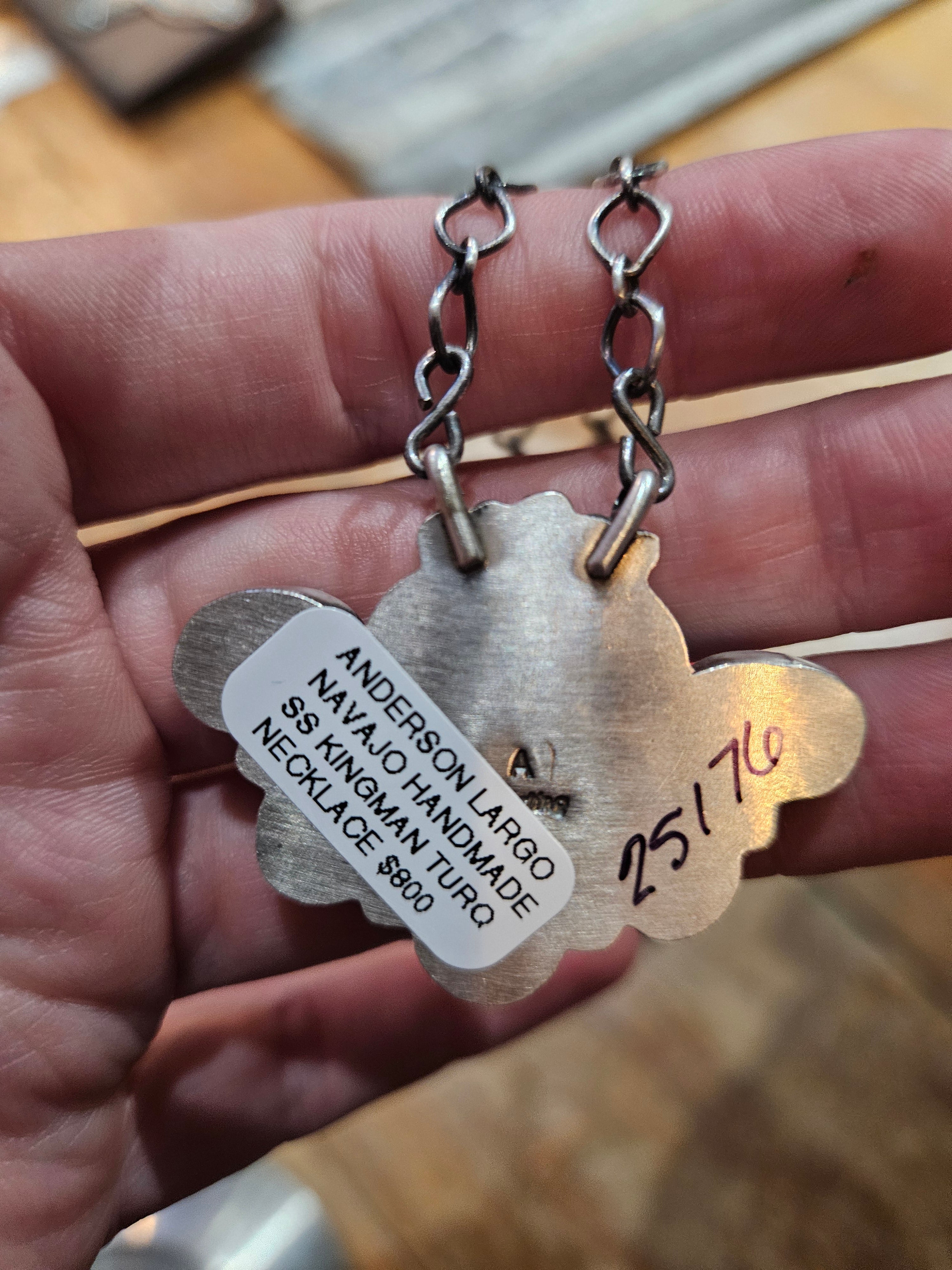 Kingman Half Moon Necklace