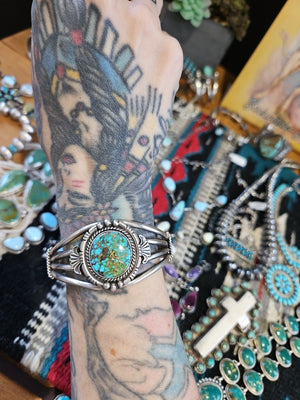 Spiderweb Kingman GORGEOUS Cuff