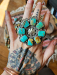 Turquoise Concho Ring