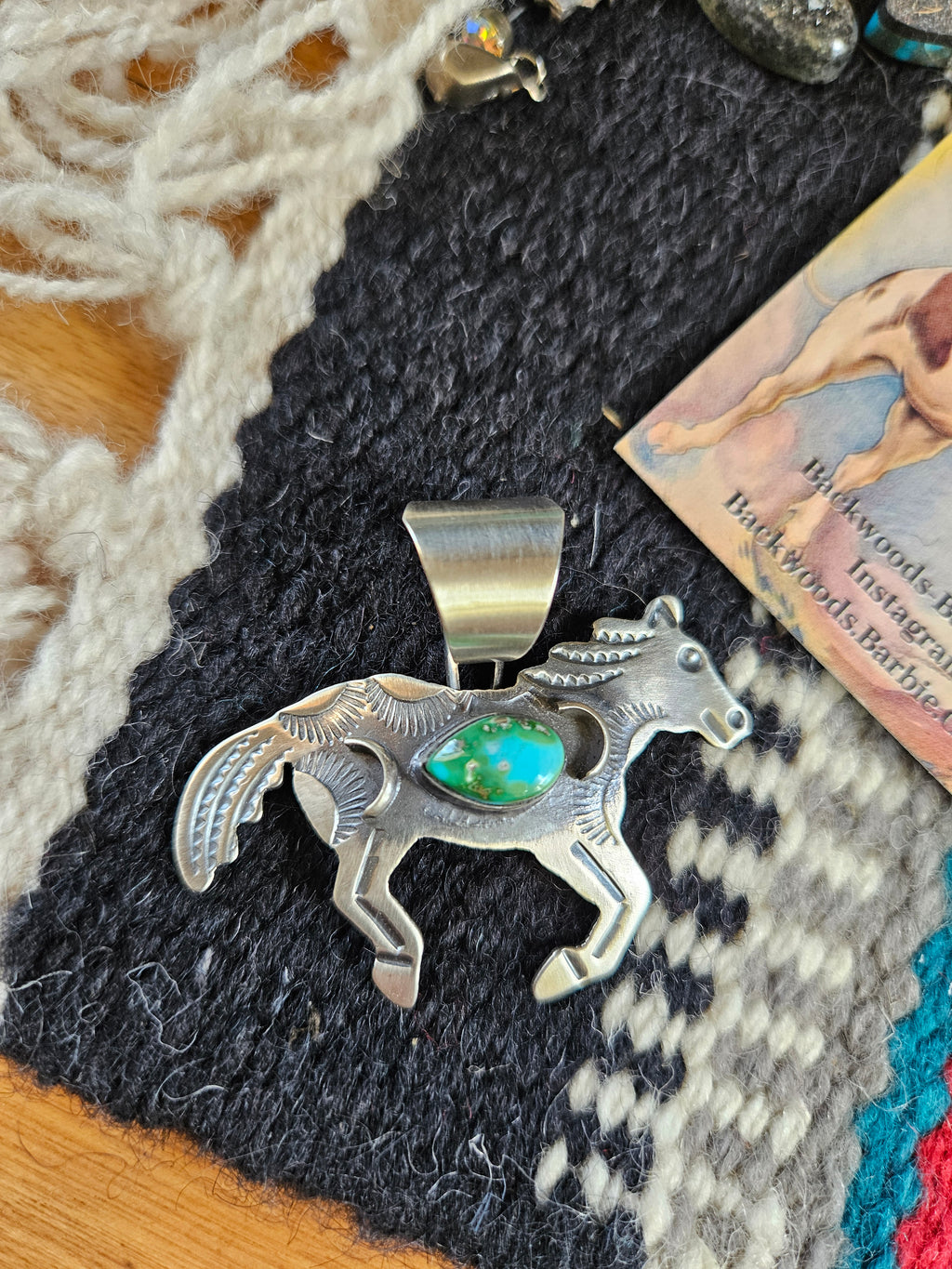 Chimney Butte Sonoran Gold Horse Pendant