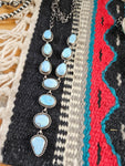 Golden Hills Turquoise Lariat Necklace SALE