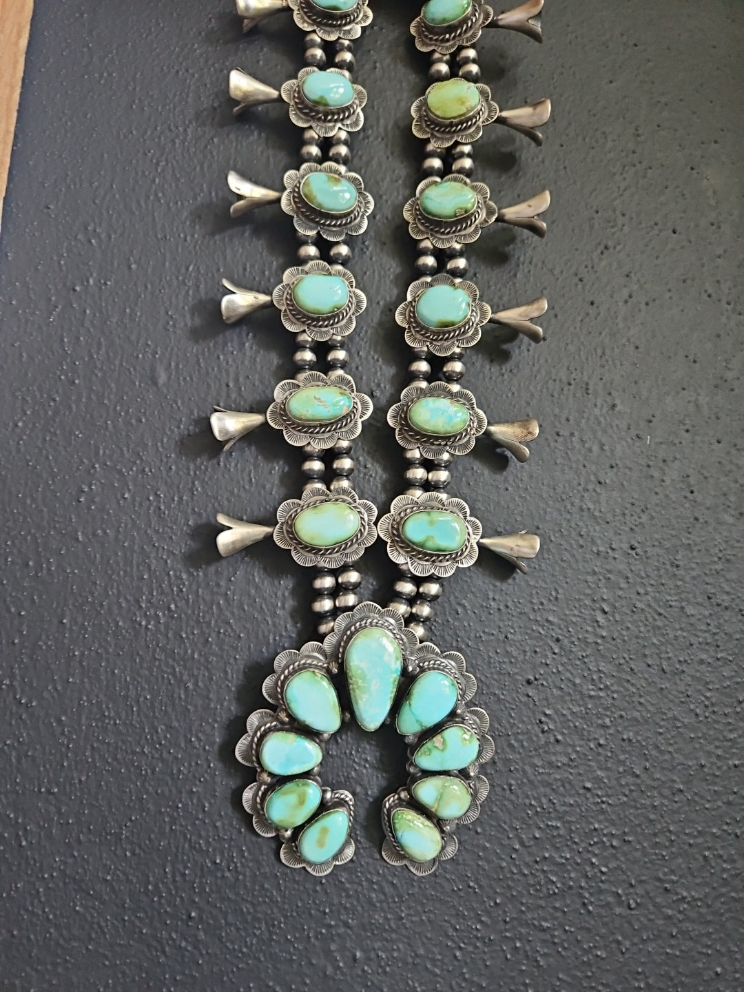 Sonoran Gold Squash Blossom Necklace SALE