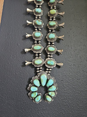 Sonoran Gold Squash Blossom Necklace SALE