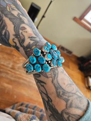 Turquoise Cluster Cuff SALE
