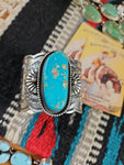 Blue Sonoran Turquoise Chimney Butte Statement Cuff. **ON HOLD**