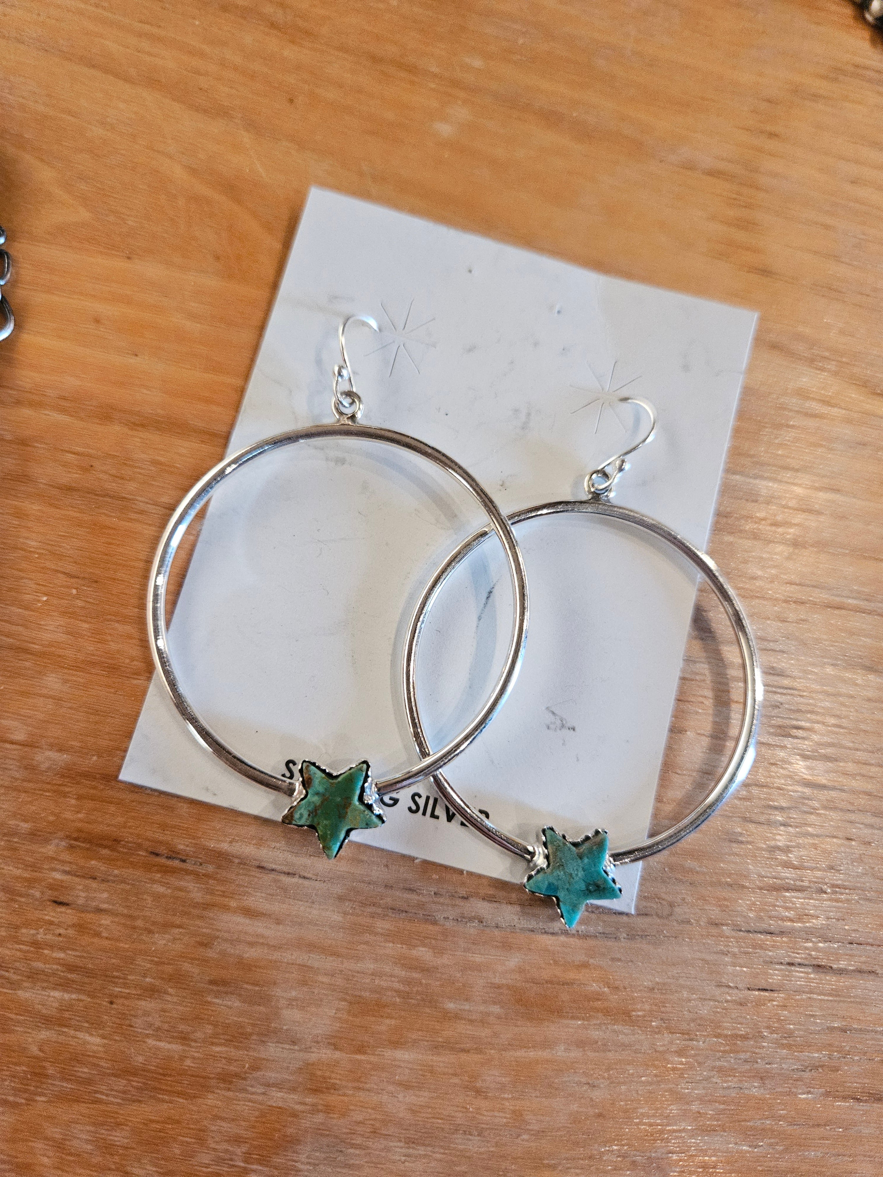 Kingman Star Hoop Earrings