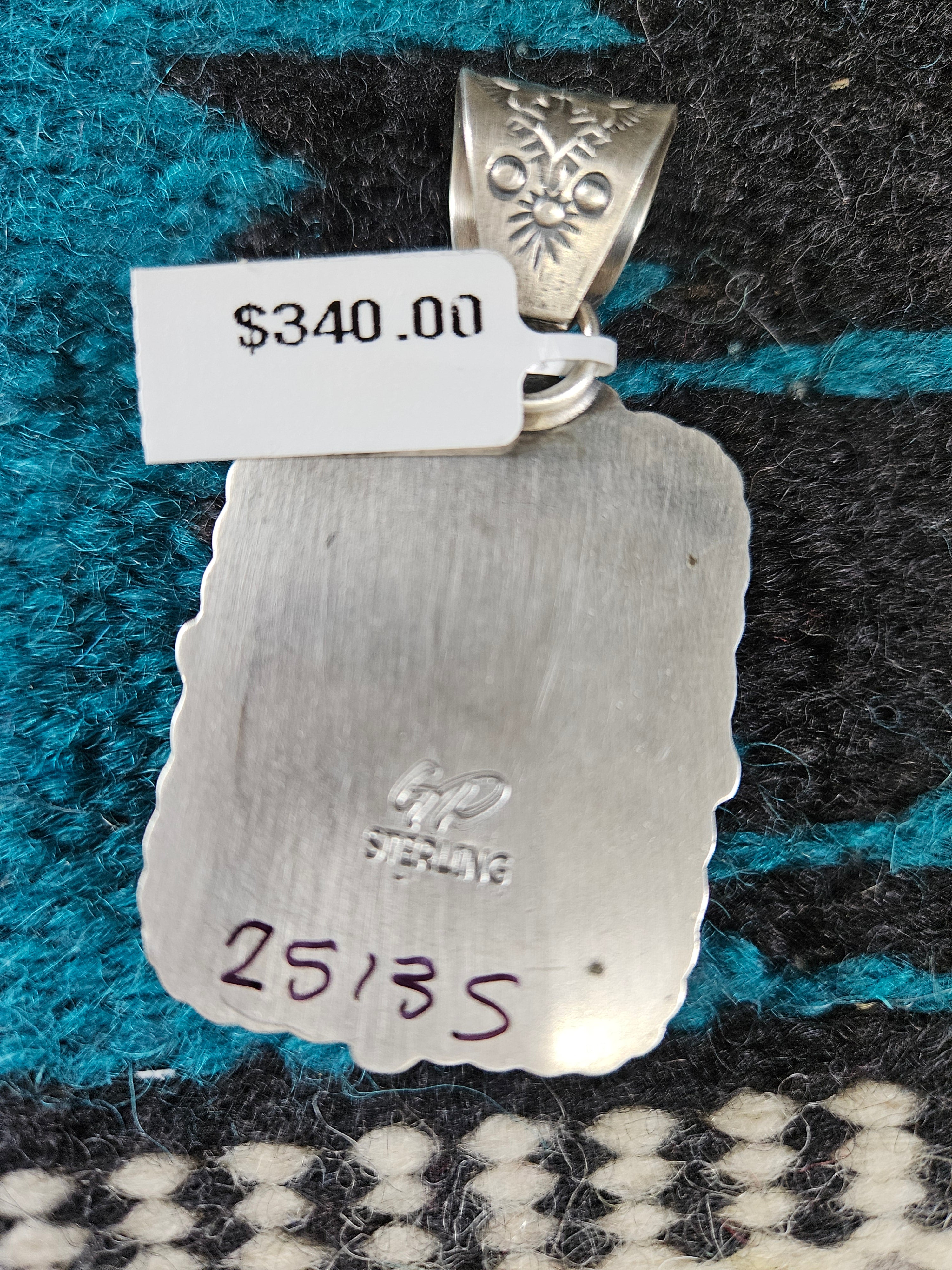 Emerald Rose Variscite Pendant #3