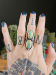 Ribbon Turquoise Ring #2 (Size 7)