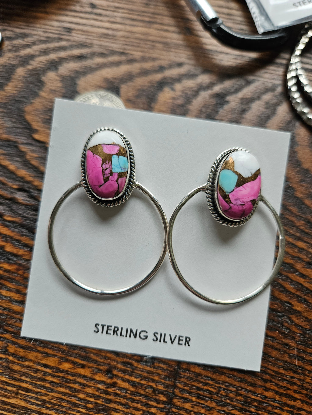 Cotton Candy Hoops