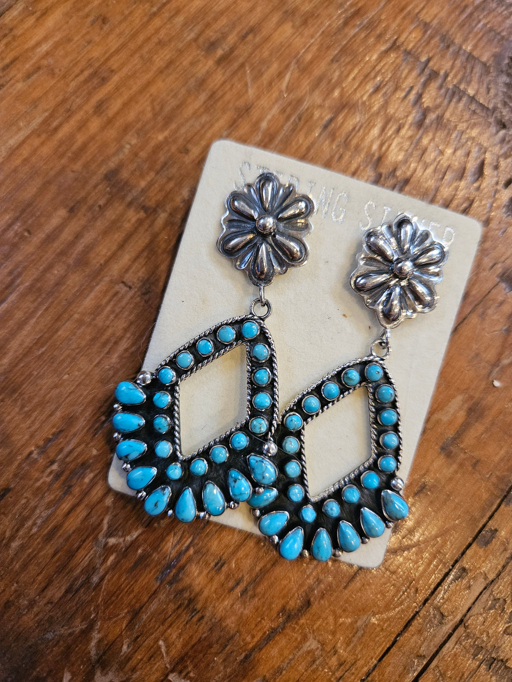 Turquoise Chandelier Earrings