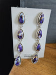 Violet Rose Chandelier Earrings SALE