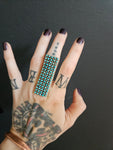 Turquoise Snakeeye Statement Ring