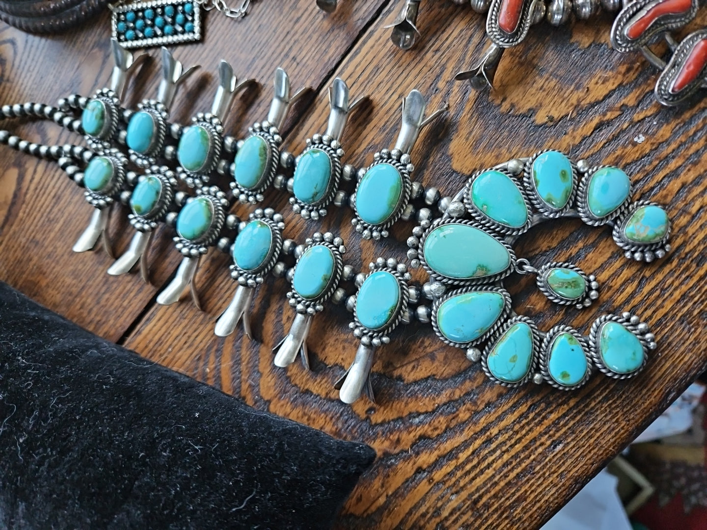 Sonoran Gold Squash Blossom Necklace SALE