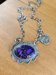 Purple Haze Concho Necklace #2 SALE