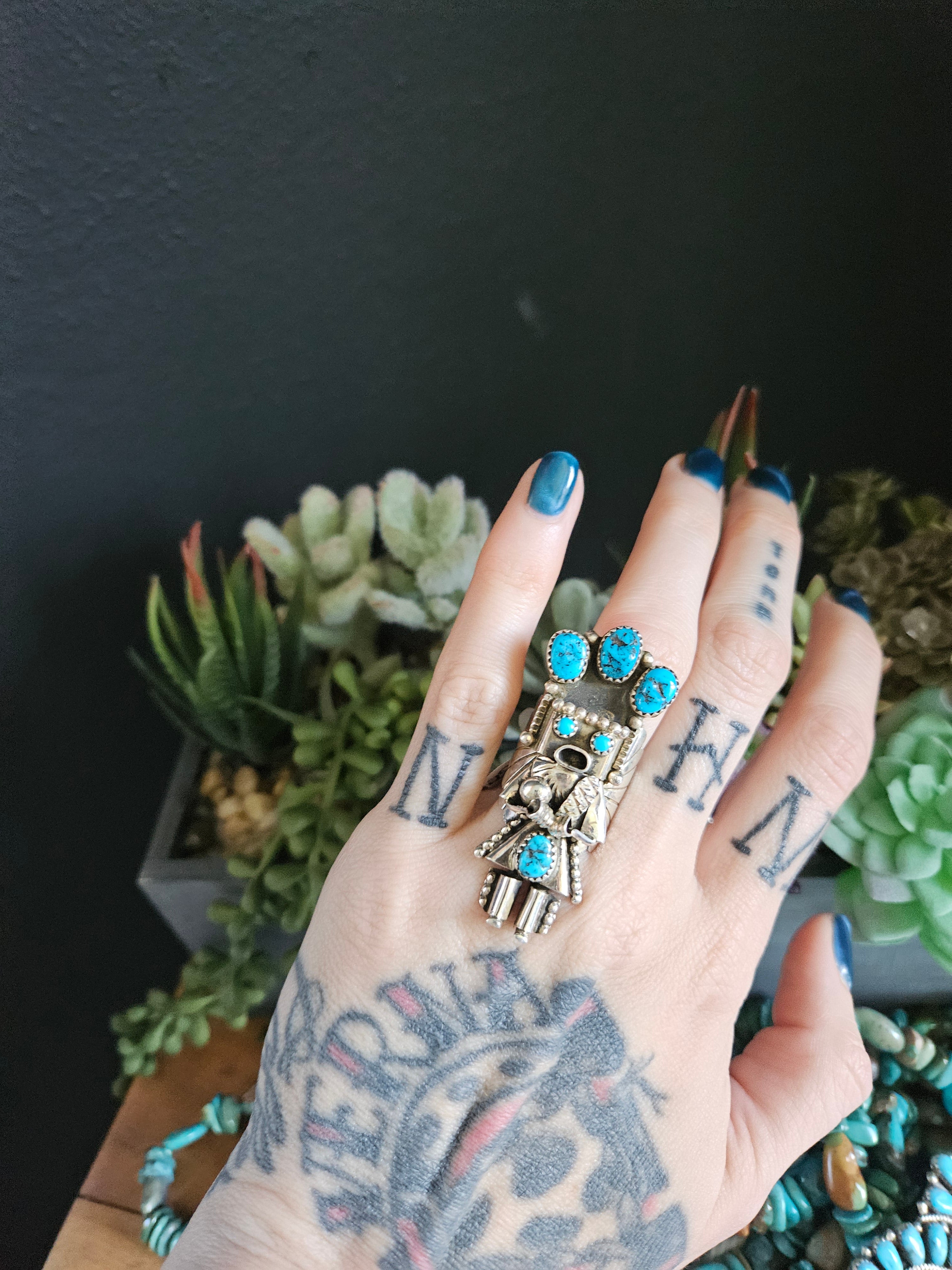 Turquoise Kachina Ring SALE