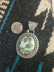 Oval Variscite Pendant