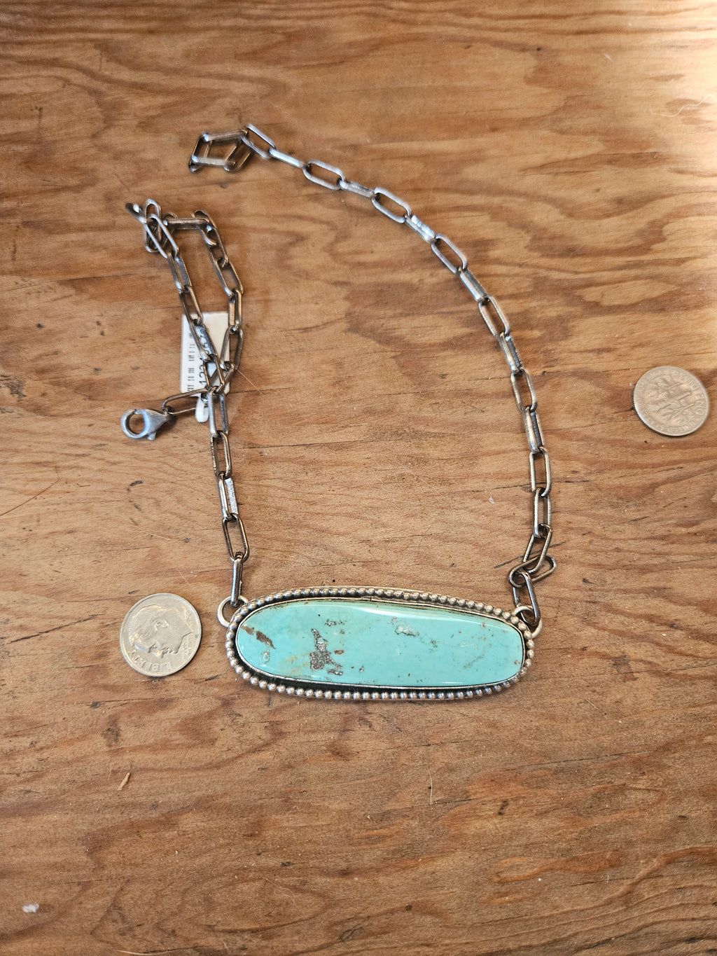 Turquoise Oval Necklace SALE