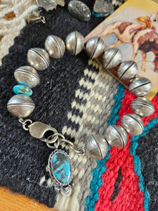 Mercury Dime Turquoise Bracelet SALE