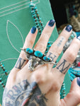Big Turquoise Longhorn Ring SALE