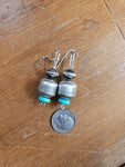 Navajo Pearl and Turquoise Earrings