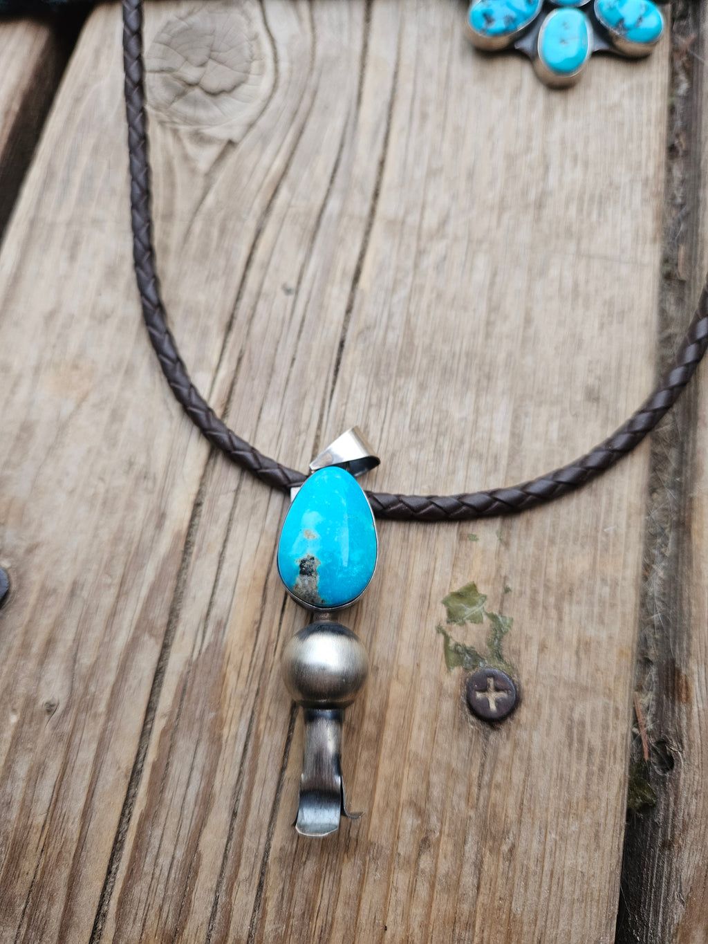 Squash Blossom Necklace on Left SALE