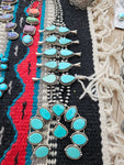 Vintage Turquoise Squash Blossom