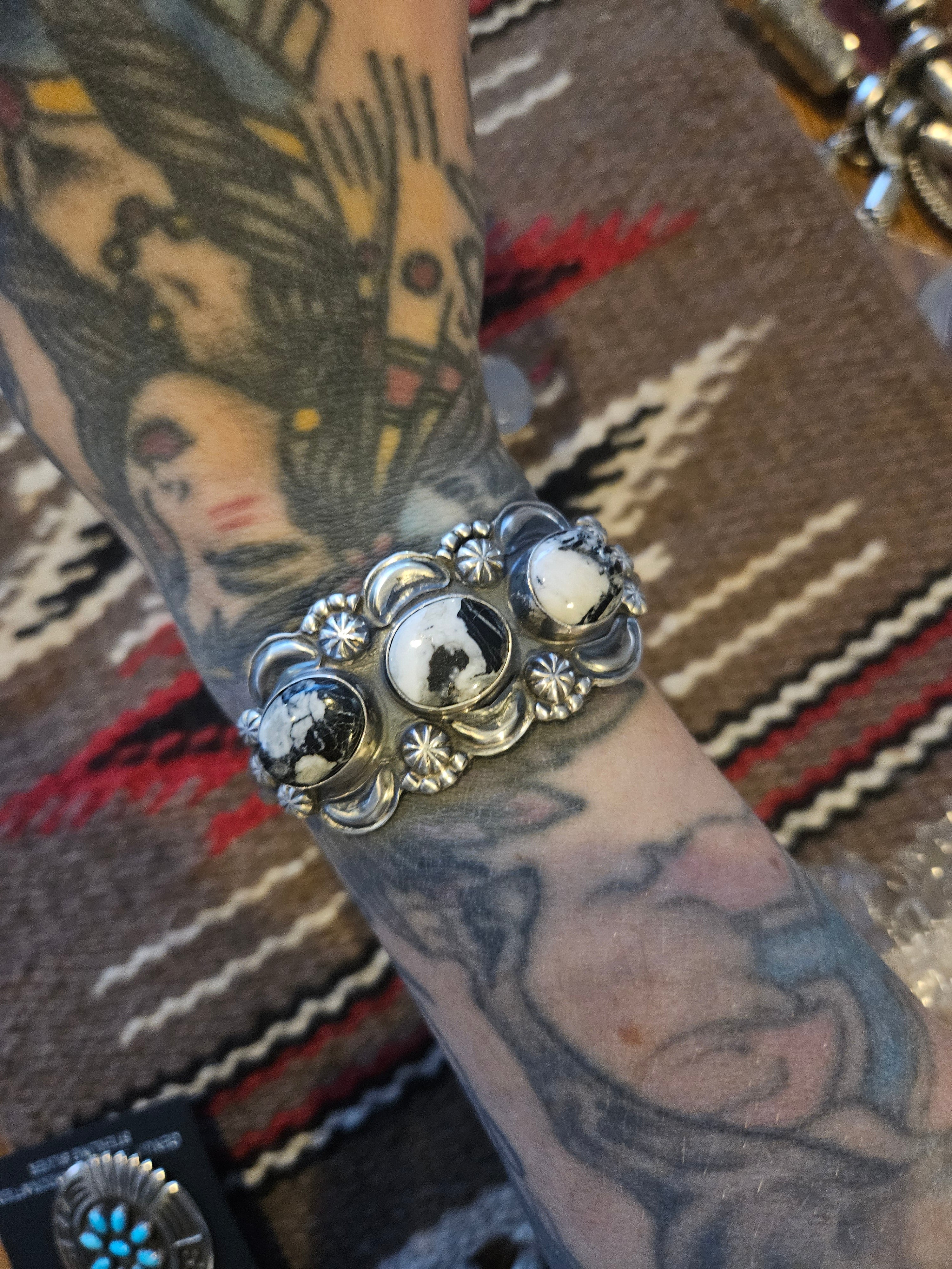 White Buffalo Cuff